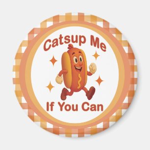 Imán Atrápenme Si Puedes Comer Perro Caliente - Ketchup