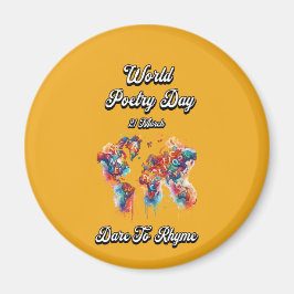 Imán Atrévete a rimar. Día Mundial de la Poesía.