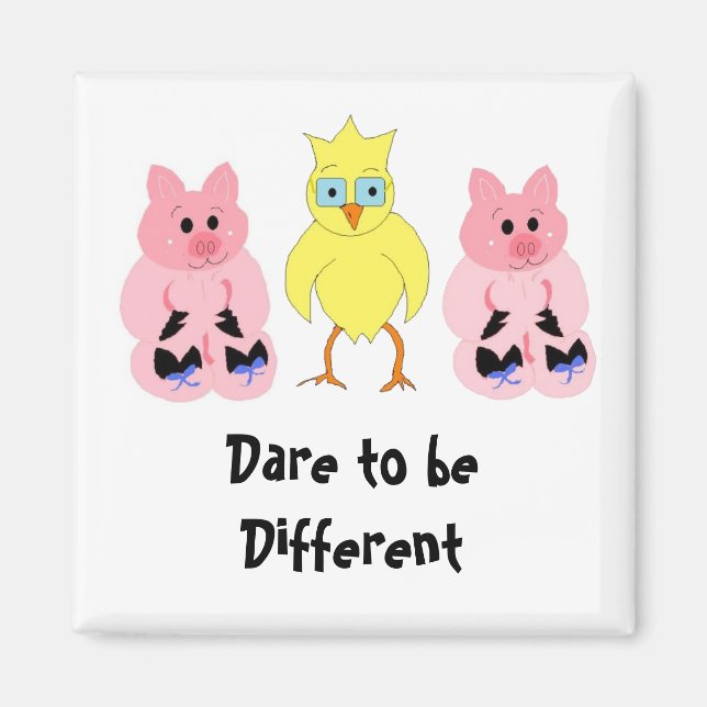 Imán Atrévete a ser Diferente (Frente)