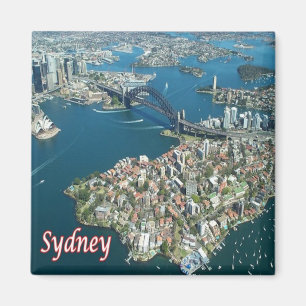 Imán AU - Australia - Sydney - Puente del puerto desde 