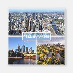 Imán AU Melbourne - Centro Y Río Yarra - Línea Skyline