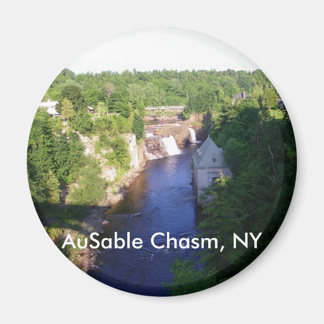 Imán Au Sable Chasm, NY (Frente)