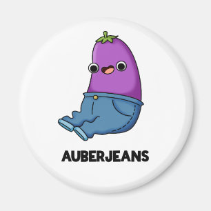 Imán Auberjeans Funny Eggplant Pun