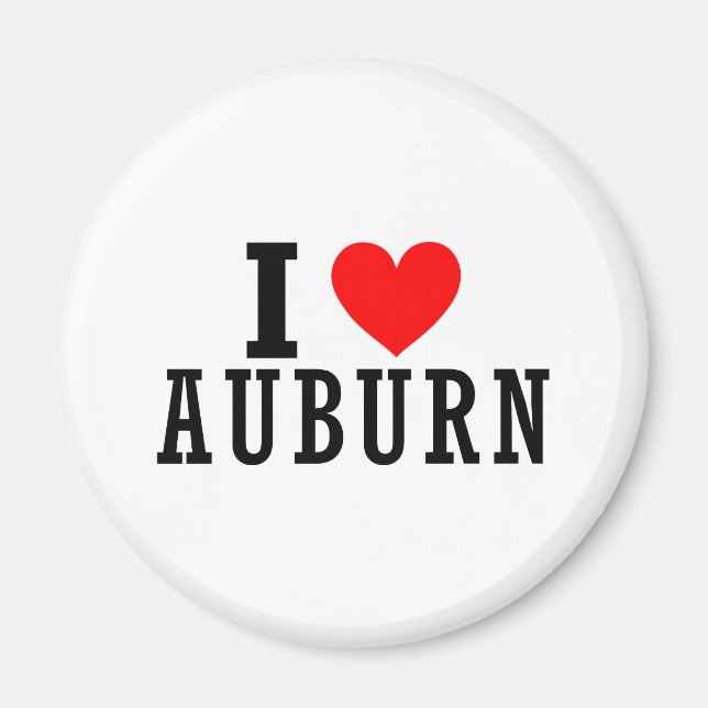 Imán Auburn, diseño de la ciudad de Alabama (Frente)