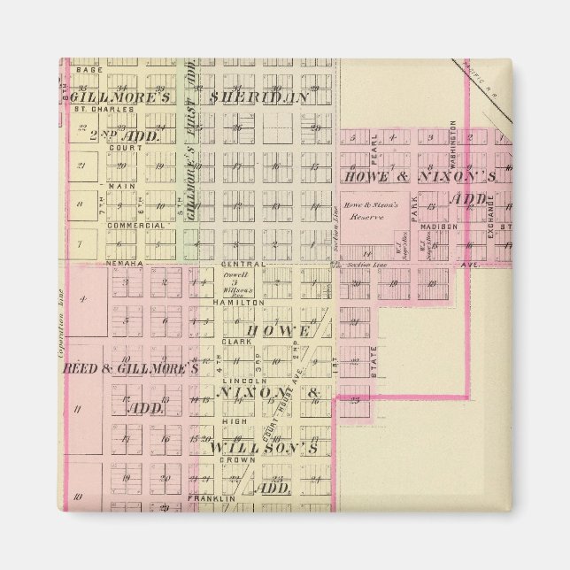 Imán Auburn, Nebraska (Frente)