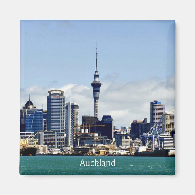 Imán Auckland Skyline (Frente)