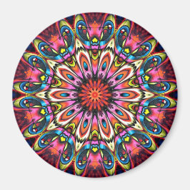 Imán Audaz Buzz Kaleidoscope Mandala