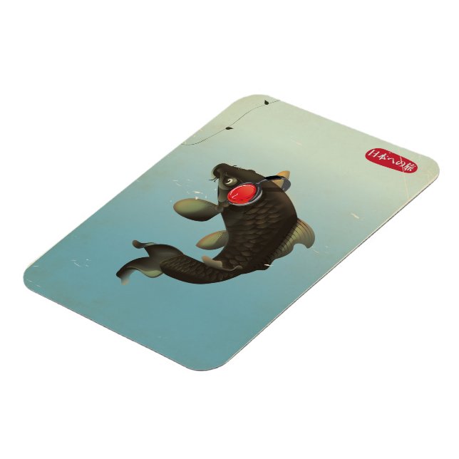 Imán Audio Koi vintage (Lado Izquierdo)