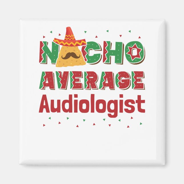 Imán Audiología Nacho Audiólogo Promedio (Frente)