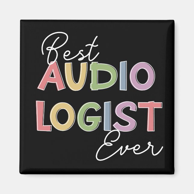 Imán Audiólogo Médica de Audiología Graduación Regalos (Frente)