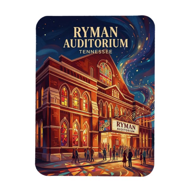 Imán Auditorio Ryman Tennessee (Vertical)