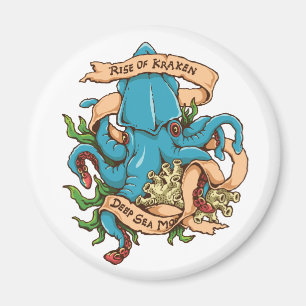 Imán Auge del pulpo monstrual de Kraken