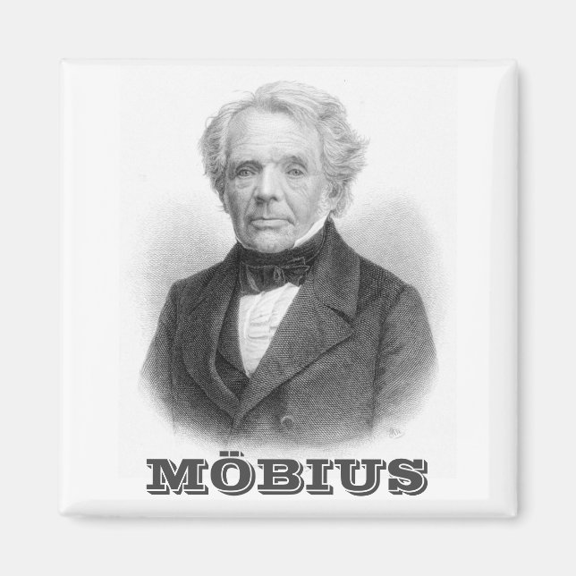 Imán August Ferdinand Möbius Magnet (Frente)