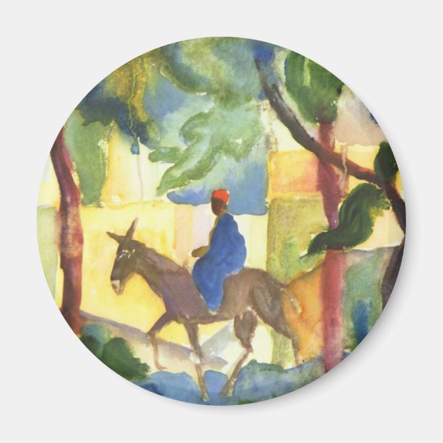 Imán August Macke Bella Artes Fridge Magnet (Frente)