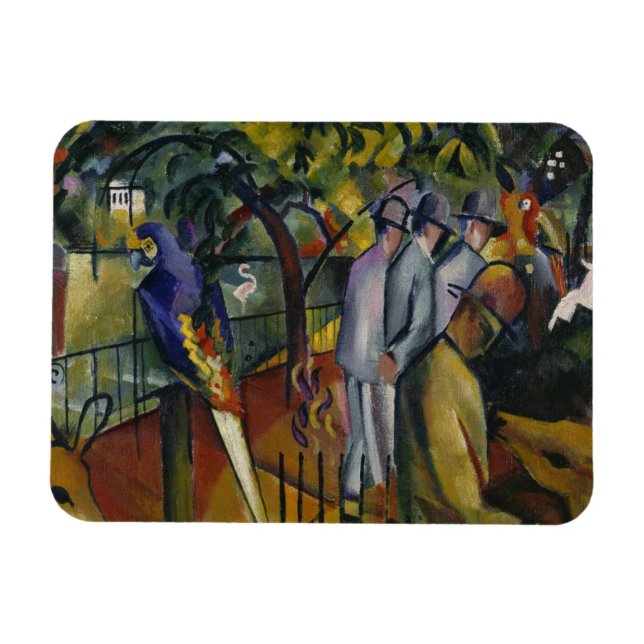 Imán August Macke | Jardín zoológico I (Horizontal)