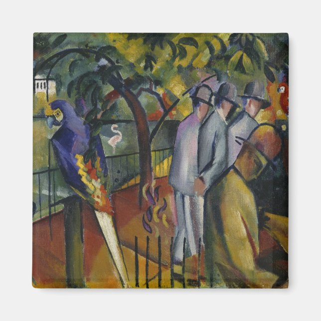 Imán August Macke | Jardín zoológico I (Frente)