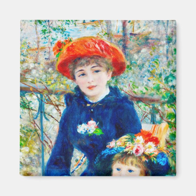 Imán Auguste Renoir - Dos hermanas (Frente)