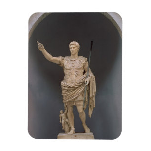 Imán Augustus de Prima Porta, c.20 A.C. (mármol)