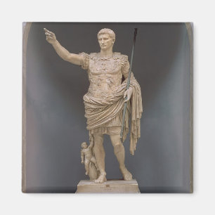 Imán Augustus de Prima Porta, c.20 A.C. (mármol)
