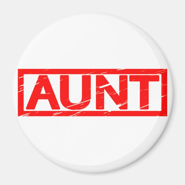 Imán Aunt Stamp (Frente)