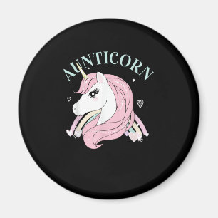 Imán Aunticorn tía unicornio tía sobrina sobrina herman