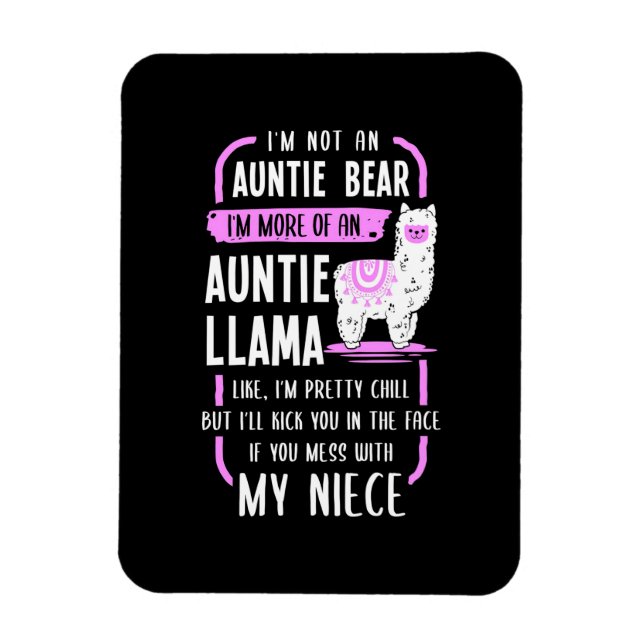 Imán Auntie Llama (Vertical)