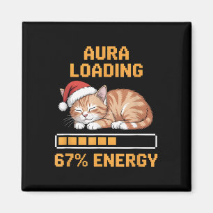 Imán Aura de gato cargando 67 por ciento de energía div