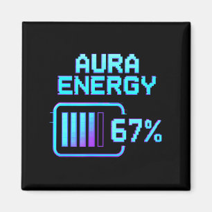 Imán Aura Energía a los 67 Meme Divertido Seis Siete Ge