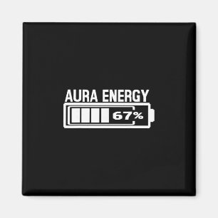 Imán Aura Energy 67 Divertido Seis Memes Gen Alpha Slan