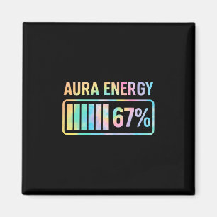 Imán Aura Energy 67 Divertido Seis Memes Gen Alpha Slan