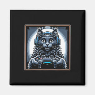 Imán Auricular Videojuego Nebelung Gato Jugando 