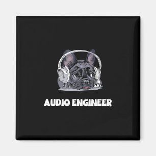 Imán Auriculares de Bulldog Francés - Para el mejor pap