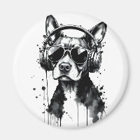 Auriculares Guay Dog Mascotas cortos Tinta blanca 