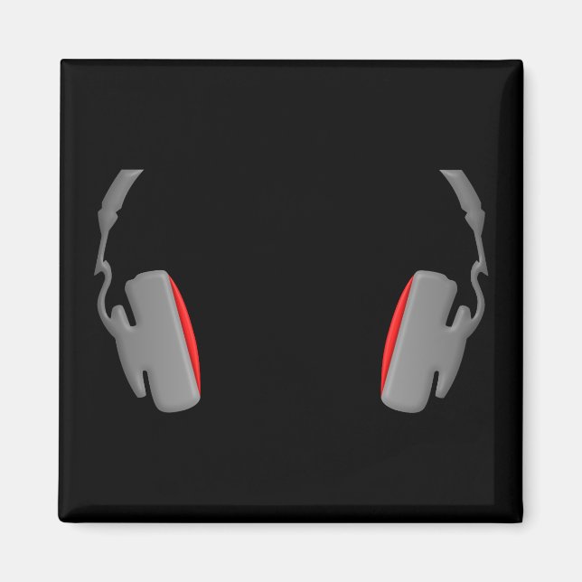 Imán Auriculares Guay simple y elegante (Frente)