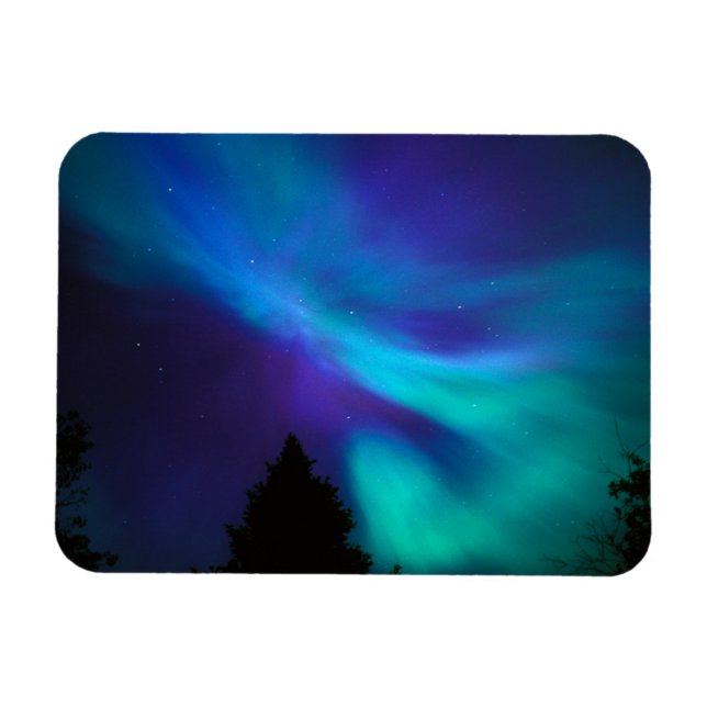 Imán Aurora boreal | Canadá Ontario Sudbury (Horizontal)