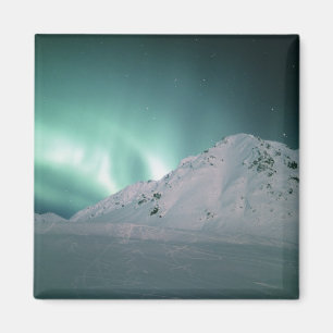 Imán Aurora boreal, cerca de Palmer, 17/18 de enero,