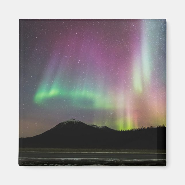 Imán Aurora boreal | Cordillera Brooks, Alaska (Frente)