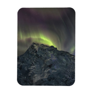 Imán Aurora boreal Iceberg Jokulsarlon Islandia