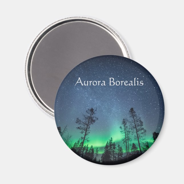 Imán Aurora Borealis (Anverso/Reverso)