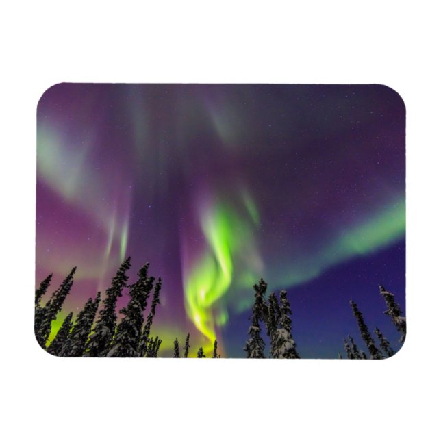 Imán Aurora Borealis | Fairbanks, Alaska (Horizontal)