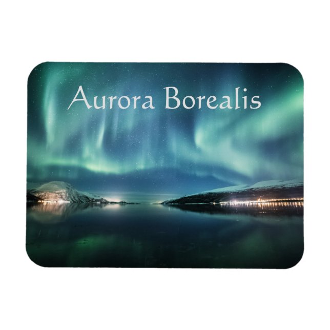 Imán Aurora Borealis Noruega (Horizontal)