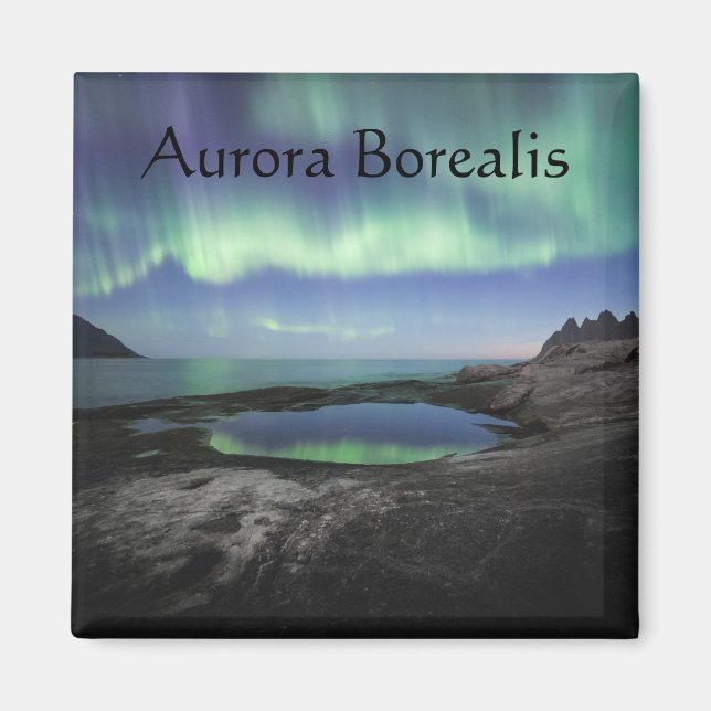 Imán Aurora Borealis Noruega (Frente)