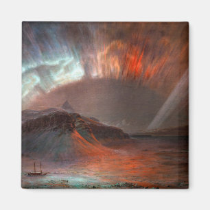 Imán Aurora Borealis por la Iglesia de Frederic Edwin