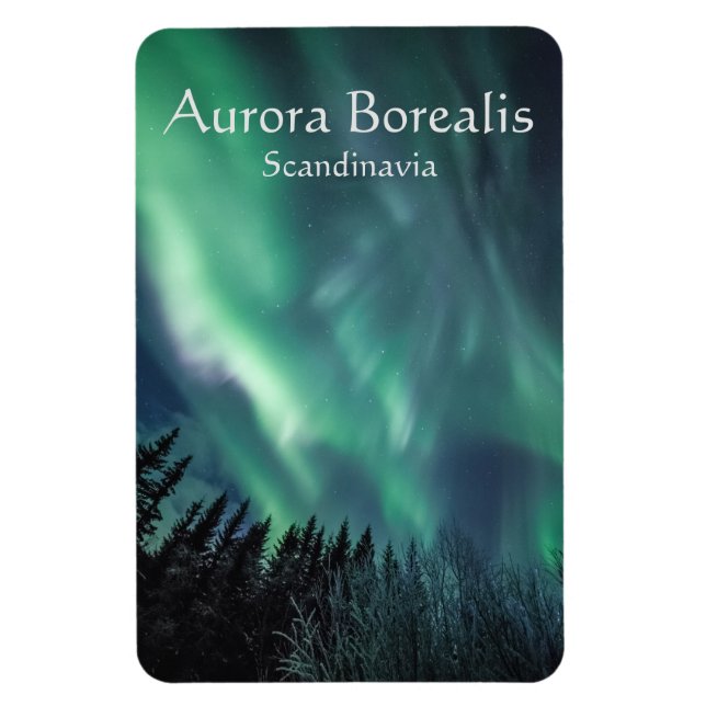 Imán Aurora Borealis Scandinavia (Vertical)