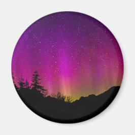 Imán Aurora Borealis Starry Night Sky
