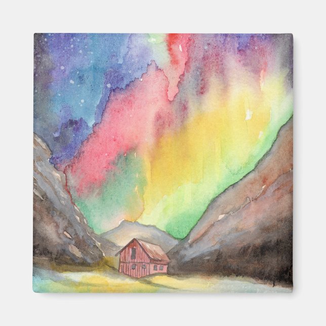 Imán Aurora en el Valle (Frente)