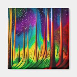 Imán Aurora más allá del bosque