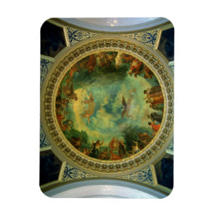 Imán Aurora, pintura en el techo posiblemente de la bib