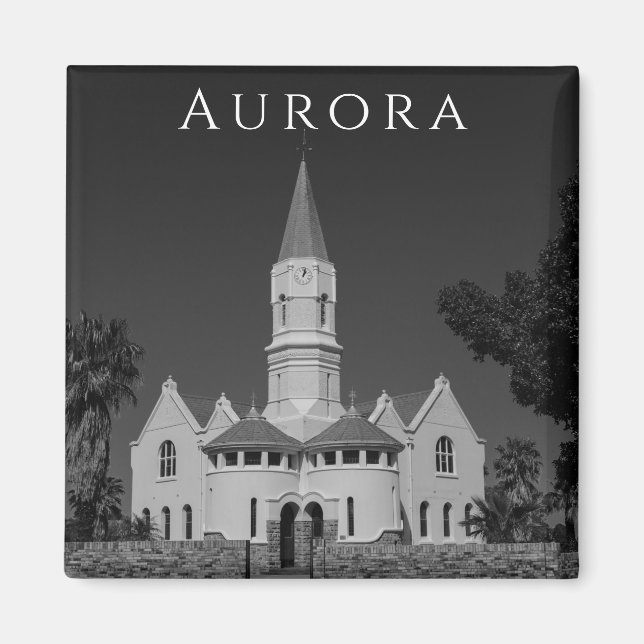 Imán Aurora South Africa SA Architecture Nature Magnet (Frente)
