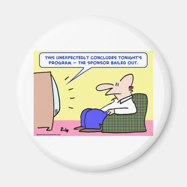 Imán auspiciador de televisión rescatado (Frente)